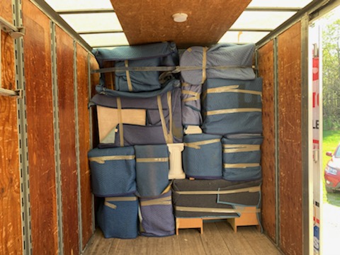 packing moving truck